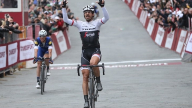 Tris di Cancellara - Foto Ansa/Peri Carconi