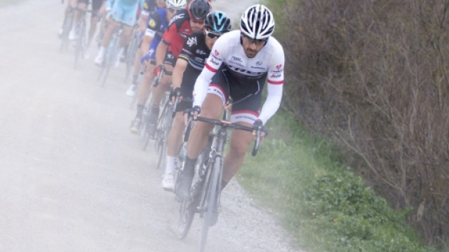 Cancellara alla Strade Bianche - Ansa/Peri Carconi