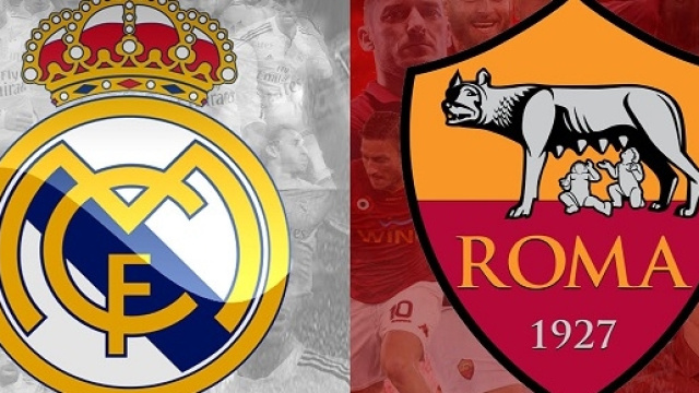 Diretta live Real Madrid-Roma, Champions League.