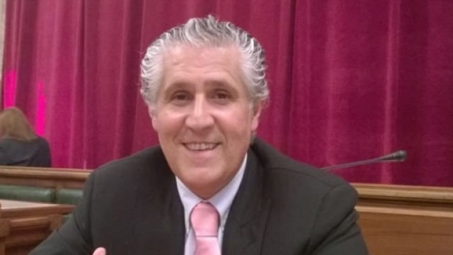 Il candidato sindaco Paolo Casu