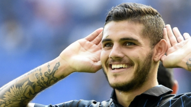 Il centravanti argentino Mauro Icardi