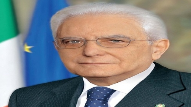 Il presidente italiano Sergio Mattarella
