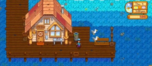 Puerto dentro del juego Stardew Valley