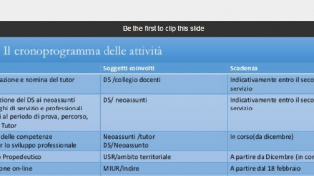 Formazione neoassunti incontri propedeutici