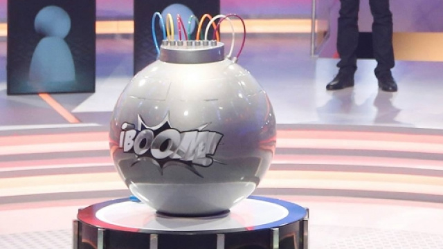 Foto scenografia del quiz Boom!