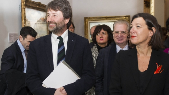 Il ministro Franceschini con Patrizia Asproni