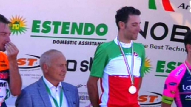 Vincenzo Nibali, campione d'Italia in carica