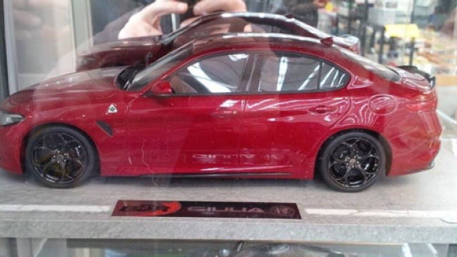 Alfa Romeo Giulia Quadrifoglio al Model Expo Novegro foto di Claudio Taverna