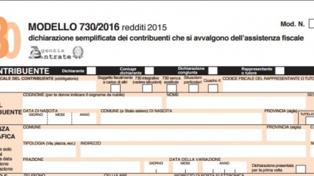 Disponibile online il 730 precompilato