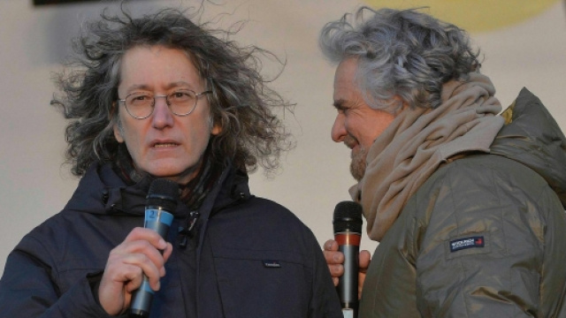 Gianroberto Casaleggio e Beppe Grillo. I due hanno fondato il Movimento 5 Stelle.