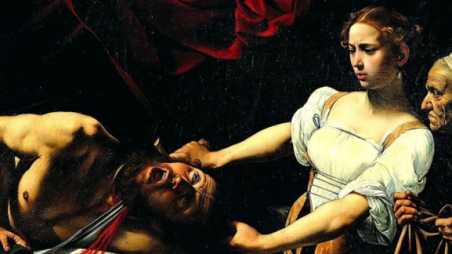 Giulietta e Oloferne opera del Caravaggio