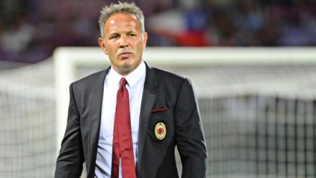 Sinisa Mihajlovic, ormai ex allenatore del Milan.