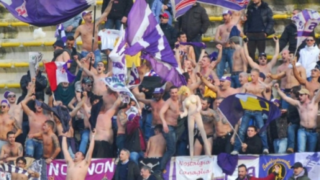 Tifosi della Fiorentina in trasferta