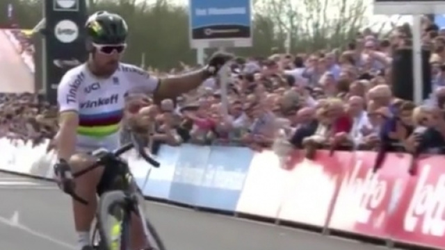 La vittoria di Sagan al Giro delle Fiandre