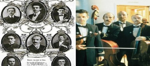 la banda que tocaba en el titanic