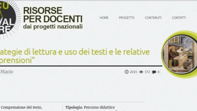 Risorse didattiche per docenti di italiano e lingua straniere