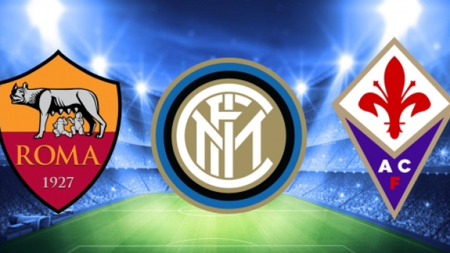 Roma, Inter e Fiorentina in corsa per la Champions
