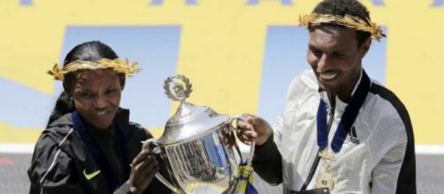 Et&iacute;opes dominaron el Marat&oacute;n de Boston 2016