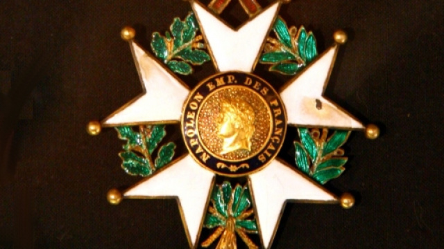 La stella dell'ordine cavalleresco della Legion d'honneur