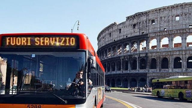 Sciopero trasporti pubblici a Roma del 21 aprile.