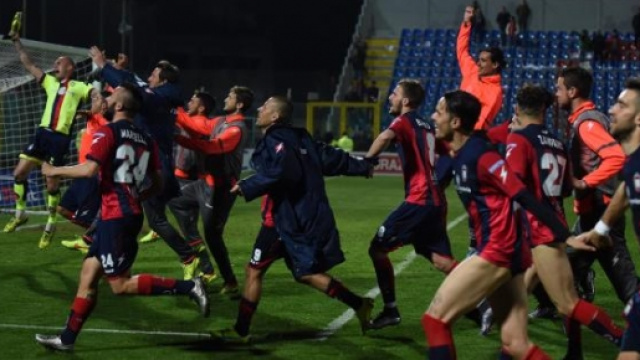 Festeggiamenti di fine gara - Crotone.