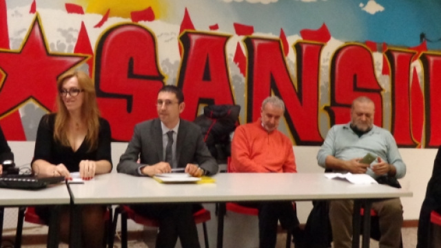 Il tavolo dei relatori al convegno dell'8 aprile 2016.