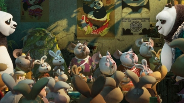 Po ritrova il padre biologico, sotto lo sguardo dei compaesani.