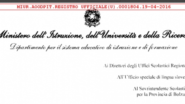 Bonus al merito scuola, nuova nota Miur 19 aprile