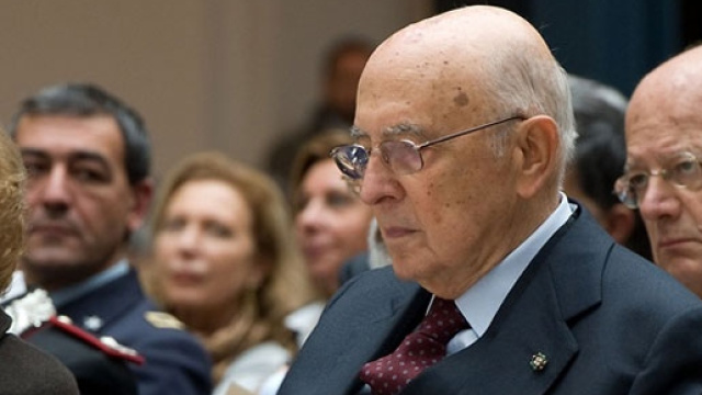 Il presidente emerito della Repubblica, Napolitano