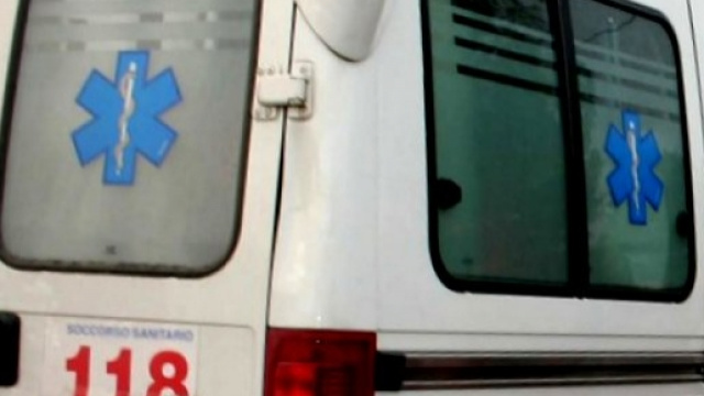 Ambulanza in un servizio di soccorso