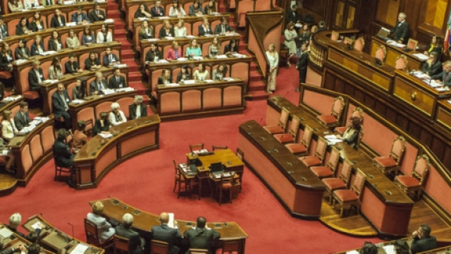 Il Senato, teatro del voto delle mozioni di sfiducia