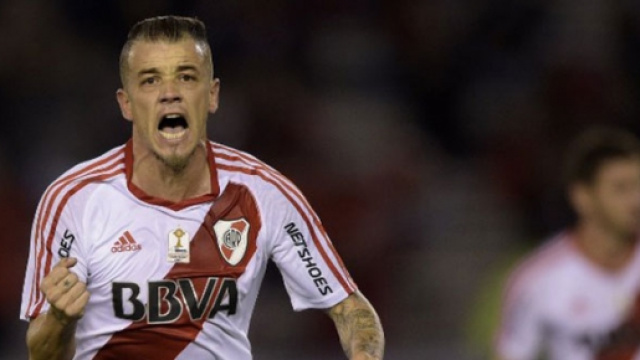 L'esperto attaccante del River Plate, Andres D'Alessandro