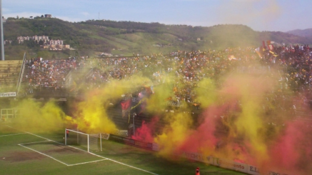 A Benevento atmosfera calda per il prossimo match.