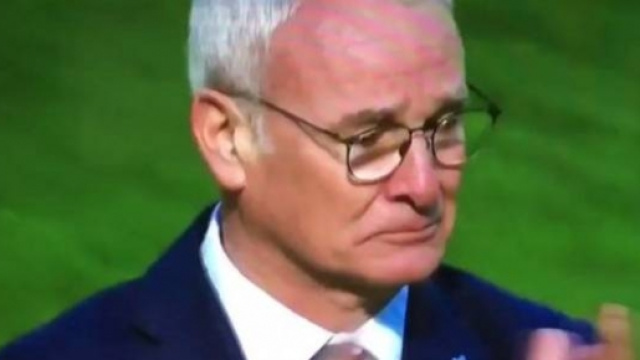 Claudio Ranieri, campione d'Inghilterra, con il Leicester