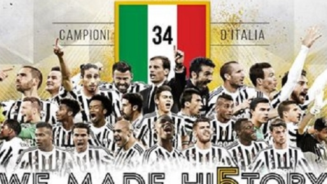Quinto scudetto consecutivo per la Juve