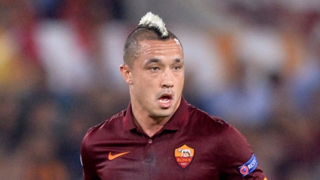 Radja Nainggolan, autore del gol contro il Napoli
