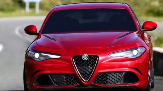 Uno degli ultimi scatti della berlina Alfa Romeo Giulia.