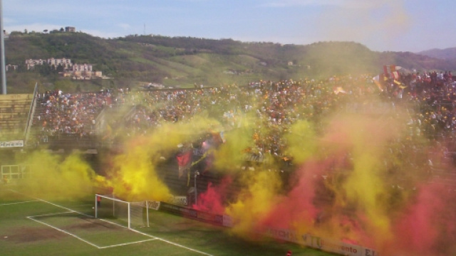 Atmosfera delle grandi occasioni a Benevento.