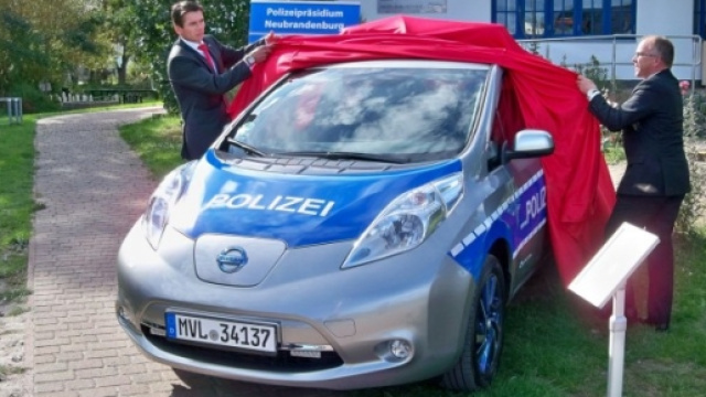 Nissan Leaf della Polizia di Germania