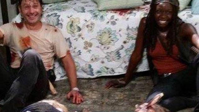 Immagine: Rick e Michonne di The Walking Dead