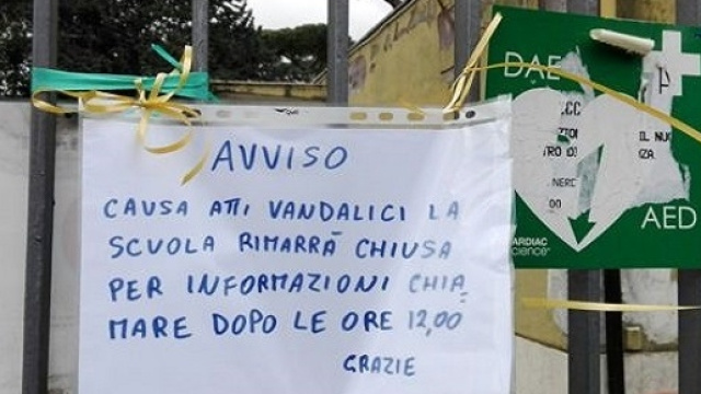 La chiusura della scuola Fabio Filzi nel quartiere Tiburtino