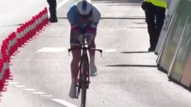 L'arrivo di Thibaut Pinot a Sion
