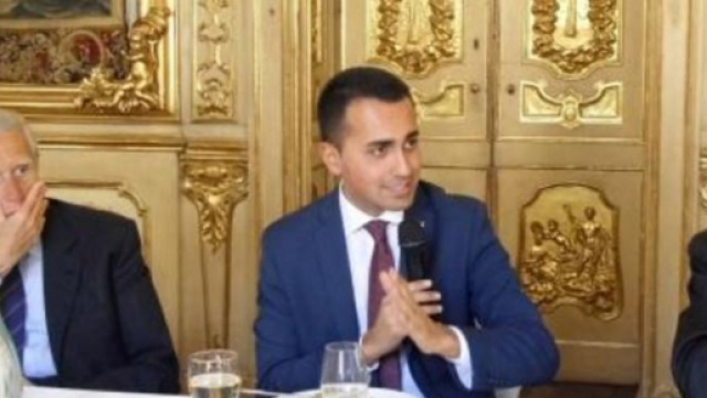 Di Maio in occasione del lunch-talk tenutosi all'Ispi.