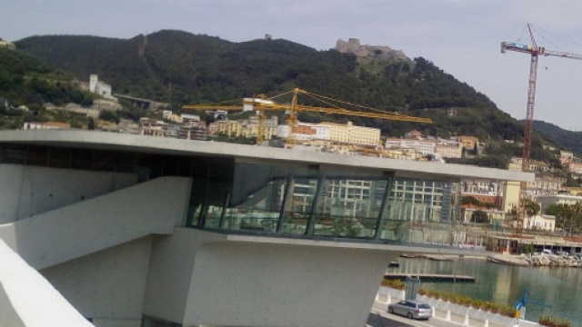 Le pareti in vetro consento una visione a 360&deg;