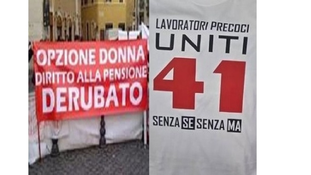 Opzione Donna al 2016 e quota 41 per i precoci