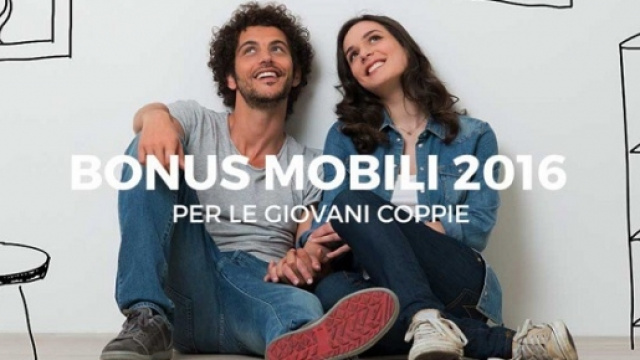 Bonus Mobili 2016 per le giovani coppie