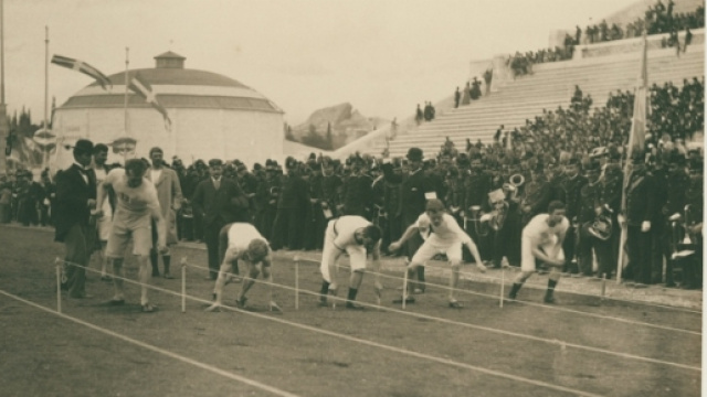 I Olimpiade moderna, 6 aprile 1896, finale dei 100 metri