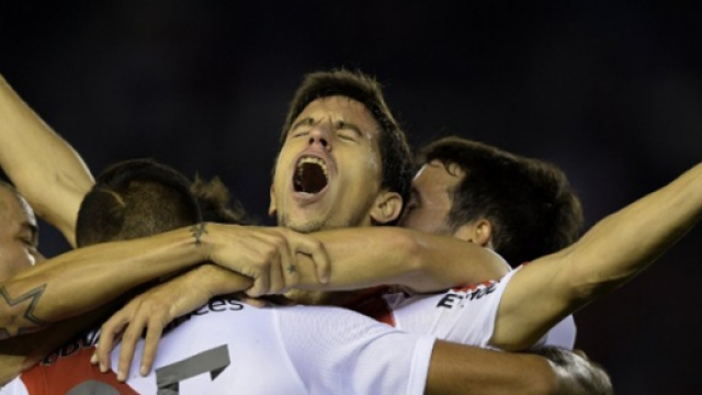 Gioia incontenibile per i giocatori del River Plate