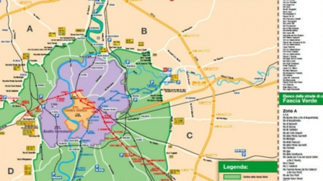 Blocco auto Roma domenica 10 aprile 2016