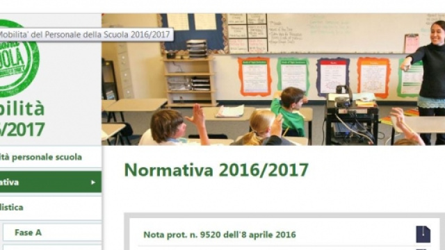 valutazione titoli mobilit&agrave; docenti